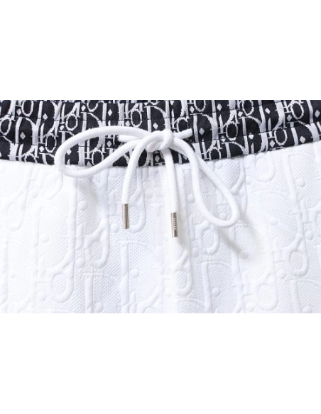 Dior Subtle Monogram Webbing Shorts White,Dior Shorts,Shorts,CLOTHES