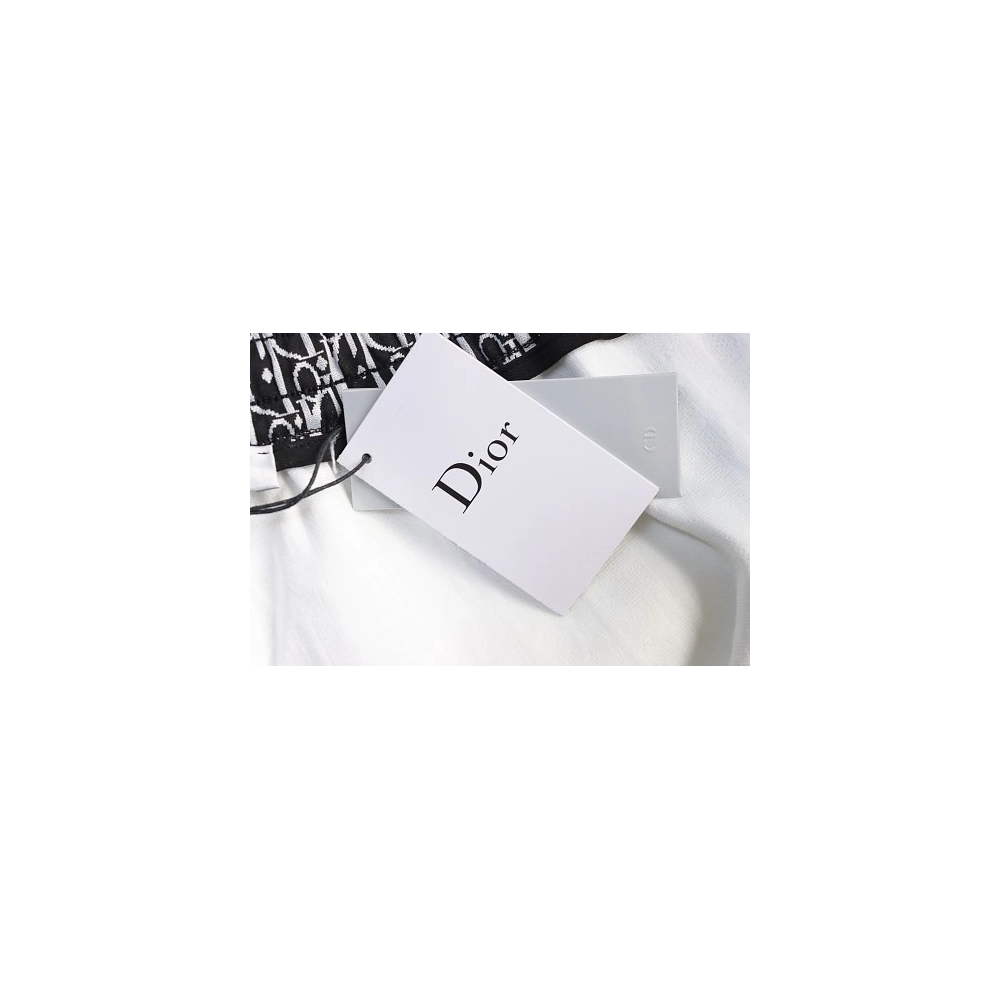 Dior Subtle Monogram Webbing Shorts White,Dior Shorts,Shorts,CLOTHES