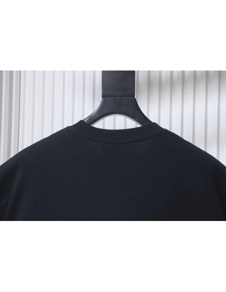 Gucci Black and White Gradient Belt Print T-shirt Black,Gucci T-shirts,T-Shirts,CLOTHES