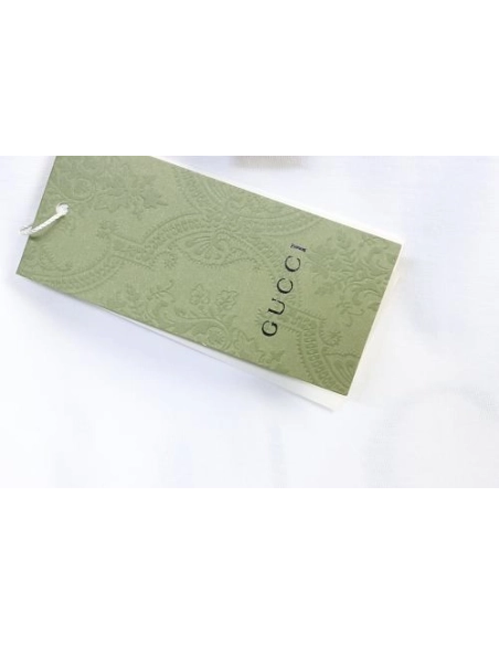 Gucci Black and White Gradient Belt Print T-shirt White,Gucci T-shirts,T-Shirts,CLOTHES