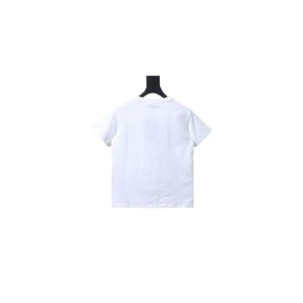 Gucci Interlocking Bridle Motif Letter Embroidery T-shirt White,Gucci T-shirts,T-Shirts,CLOTHES