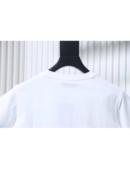 Gucci Interlocking Bridle Motif Letter Embroidery T-shirt White,Gucci T-shirts,T-Shirts,CLOTHES