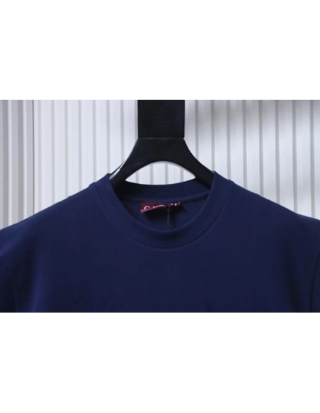 Gucci Pocket Horsebit Embroidered T-Shirt Dark blue,Gucci T-shirts,T-Shirts,CLOTHES