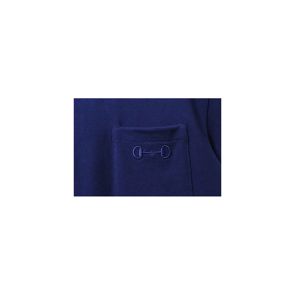 Gucci Pocket Horsebit Embroidered T-Shirt Dark blue,Gucci T-shirts,T-Shirts,CLOTHES