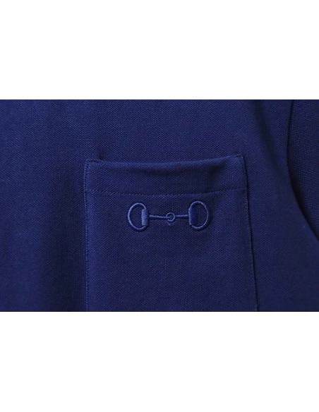 Gucci Pocket Horsebit Embroidered T-Shirt Dark blue,Gucci T-shirts,T-Shirts,CLOTHES