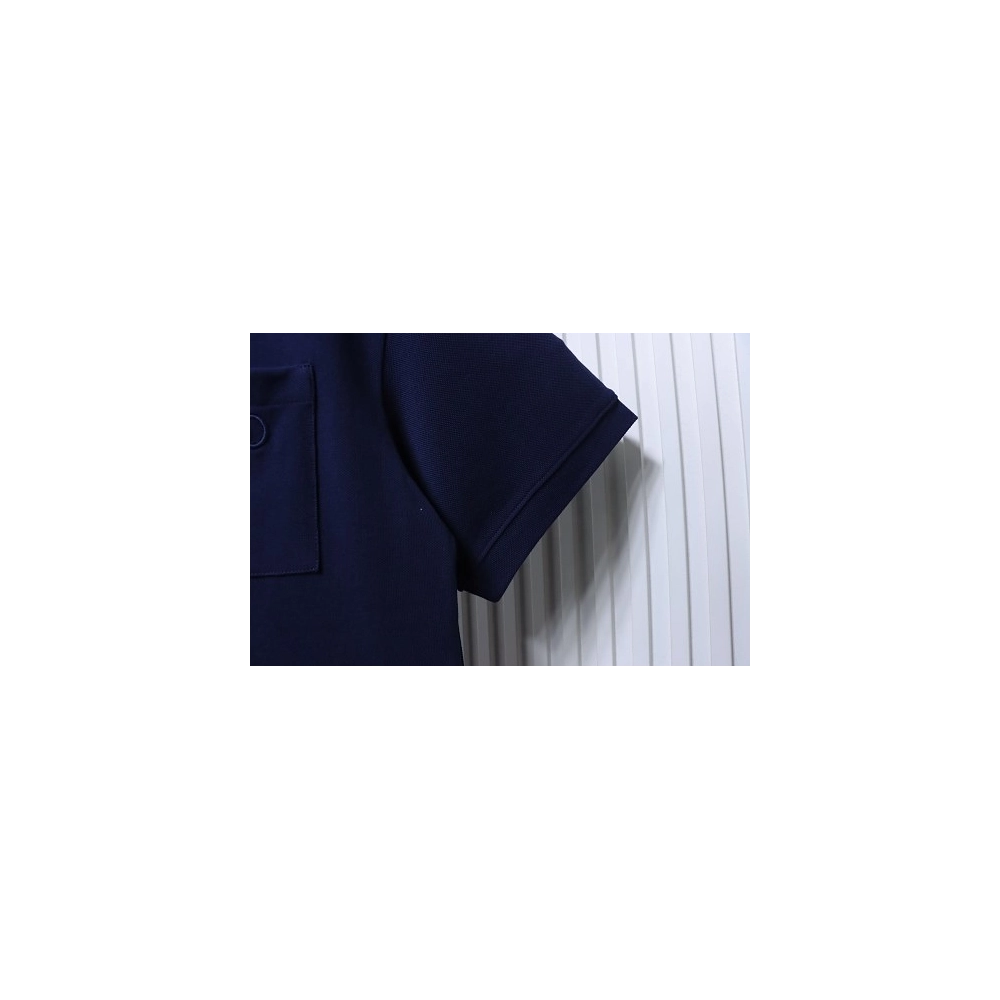 Gucci Pocket Horsebit Embroidered T-Shirt Dark blue,Gucci T-shirts,T-Shirts,CLOTHES