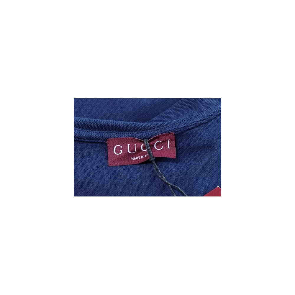 Gucci Pocket Horsebit Embroidered T-Shirt Dark blue,Gucci T-shirts,T-Shirts,CLOTHES
