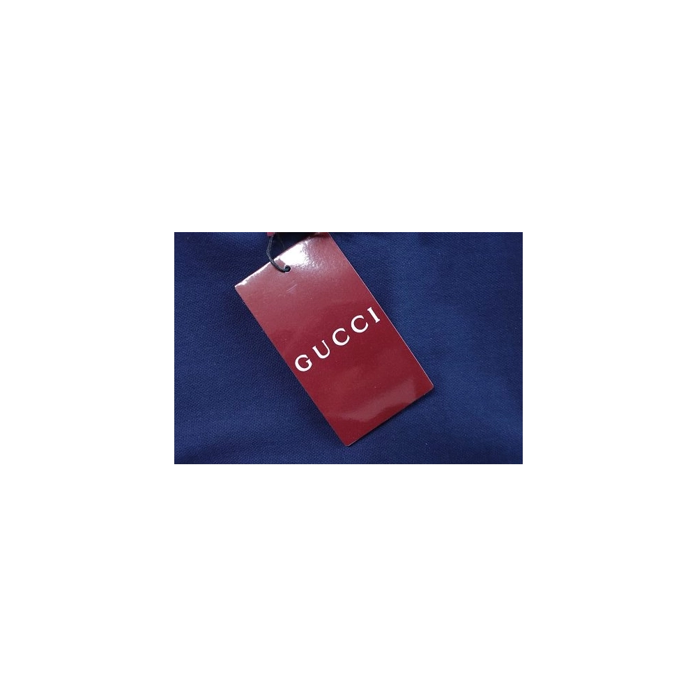 Gucci Pocket Horsebit Embroidered T-Shirt Dark blue,Gucci T-shirts,T-Shirts,CLOTHES