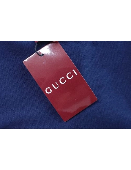 Gucci Pocket Horsebit Embroidered T-Shirt Dark blue,Gucci T-shirts,T-Shirts,CLOTHES