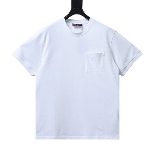 Gucci Pocket Horsebit Embroidered T-Shirt White,Gucci T-shirts,T-Shirts,CLOTHES