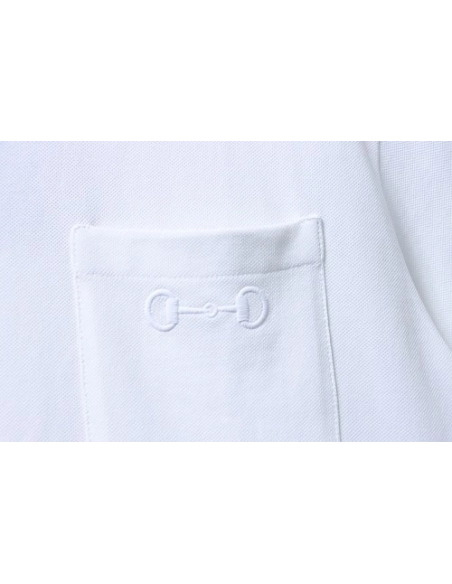 Gucci Pocket Horsebit Embroidered T-Shirt White,Gucci T-shirts,T-Shirts,CLOTHES