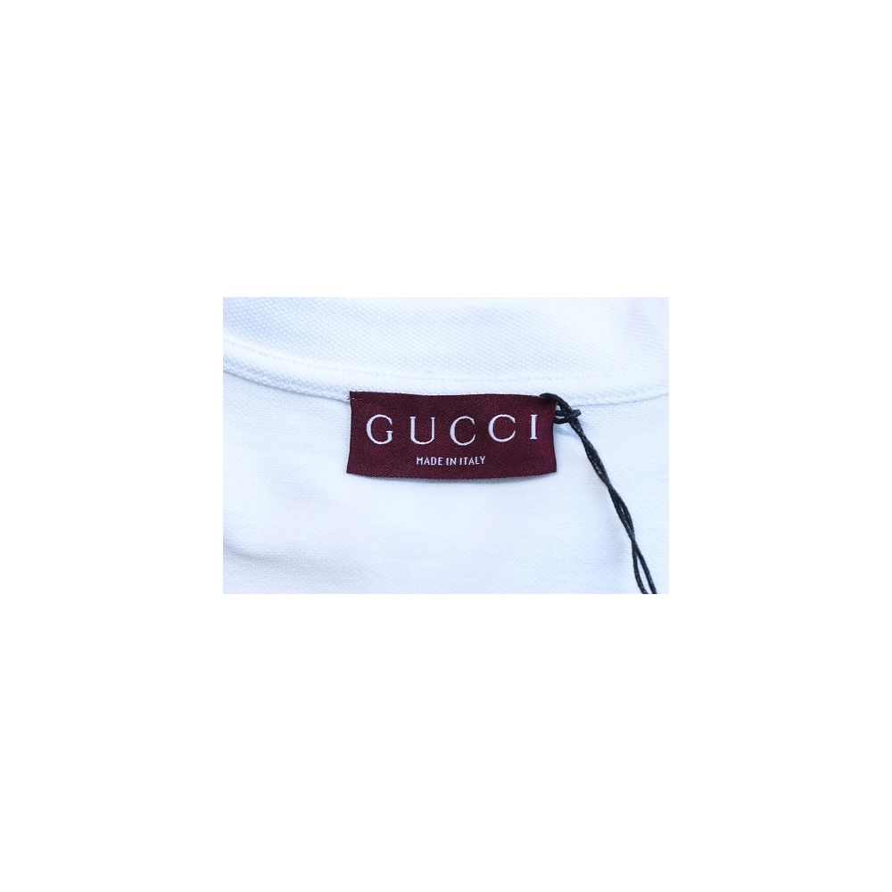 Gucci Pocket Horsebit Embroidered T-Shirt White,Gucci T-shirts,T-Shirts,CLOTHES