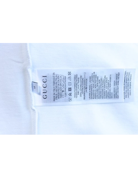 Gucci Pocket Horsebit Embroidered T-Shirt White,Gucci T-shirts,T-Shirts,CLOTHES