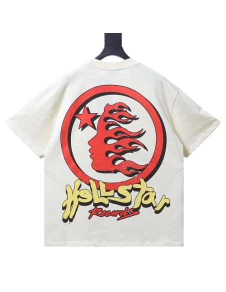 HellStar Broken Smiley Face T-Shirt Apricot,Hellstar T-Shirts,T-Shirts,CLOTHES