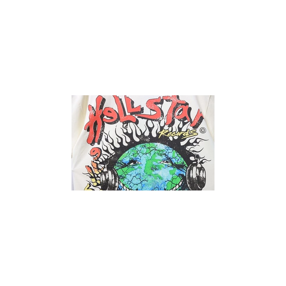 HellStar Broken Smiley Face T-Shirt Apricot,Hellstar T-Shirts,T-Shirts,CLOTHES