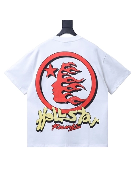 HellStar Broken Smiley Face T-Shirt White,Hellstar T-Shirts,T-Shirts,CLOTHES