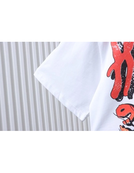 HellStar Broken Smiley Face T-Shirt White,Hellstar T-Shirts,T-Shirts,CLOTHES