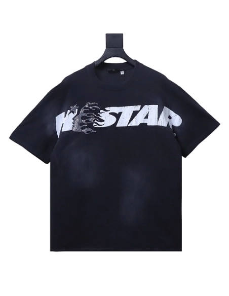 HellStar Cracked-Letter T-Shirt,Hellstar T-Shirts,T-Shirts,CLOTHES