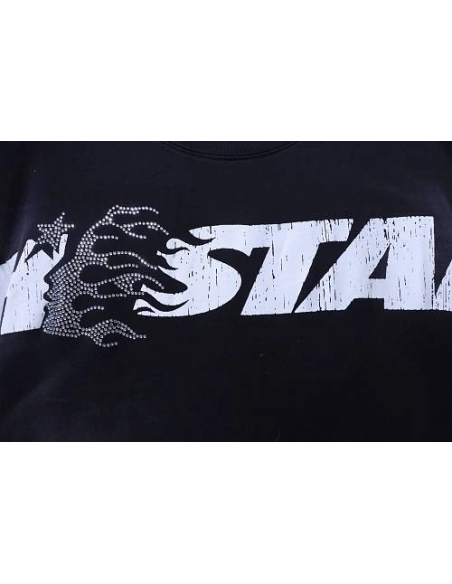 HellStar Cracked-Letter T-Shirt,Hellstar T-Shirts,T-Shirts,CLOTHES