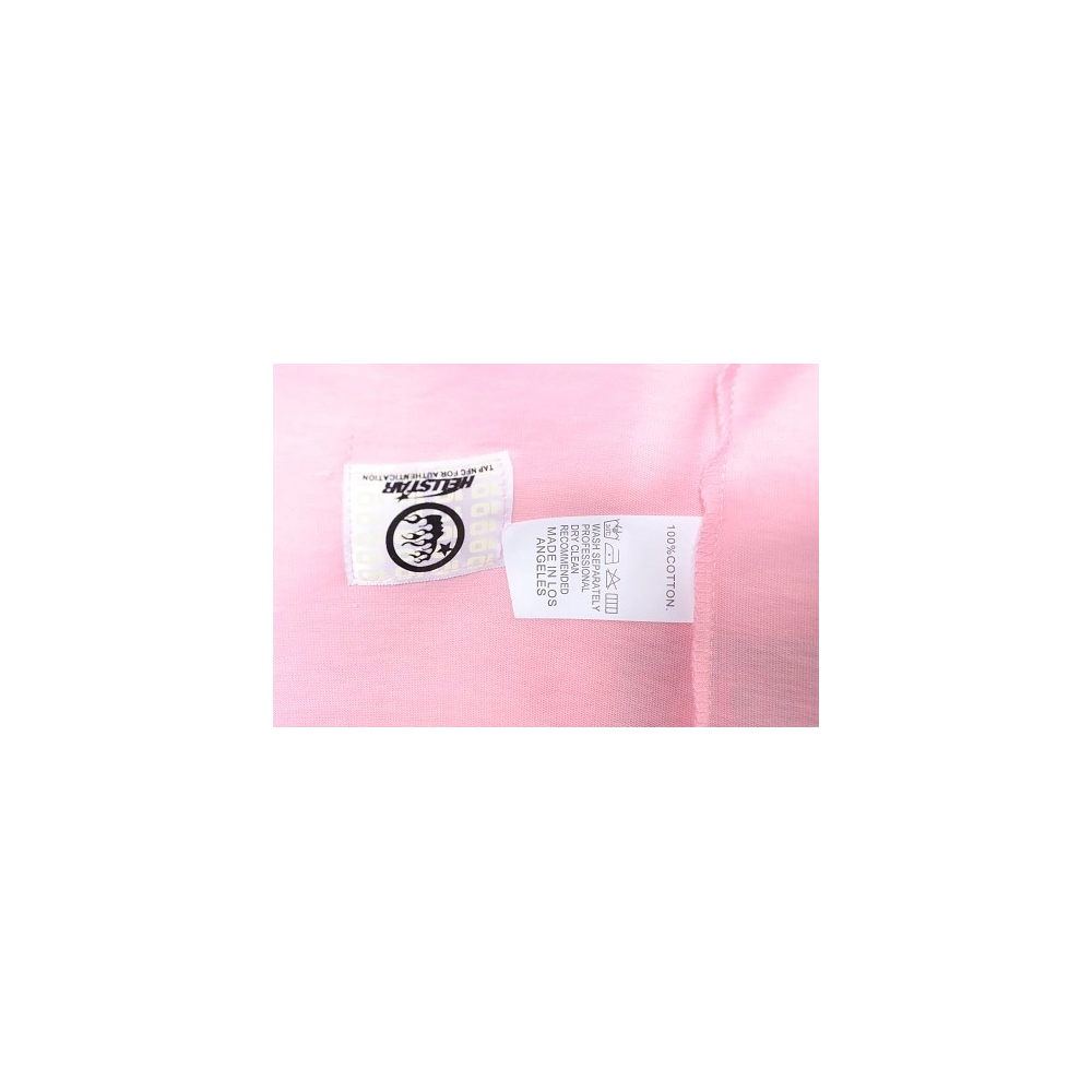 Hellstar Futuristic Tech-Style Graffiti T-Shirt Pink,Hellstar T-Shirts,T-Shirts,CLOTHES