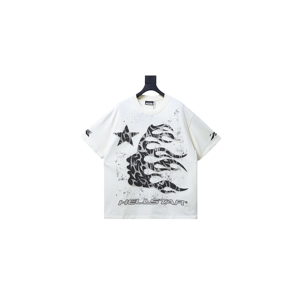 Hellstar Thorn Glitter T-Shirt Apricot,Hellstar T-Shirts,T-Shirts,CLOTHES