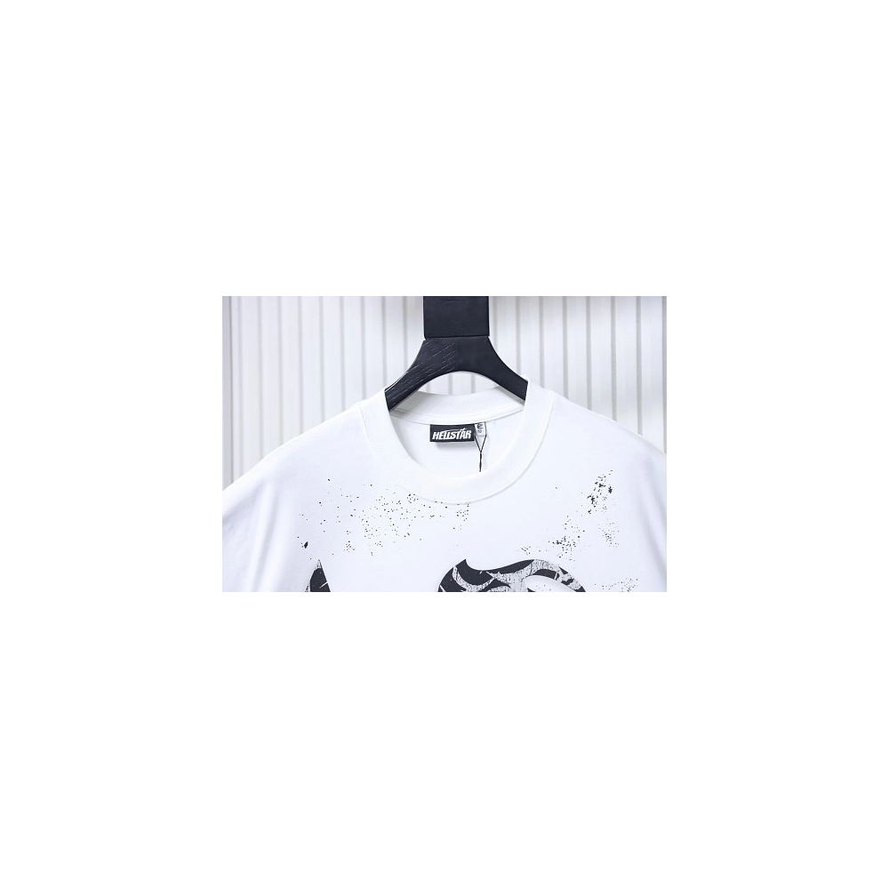 Hellstar Thorn Glitter T-Shirt White,Hellstar T-Shirts,T-Shirts,CLOTHES