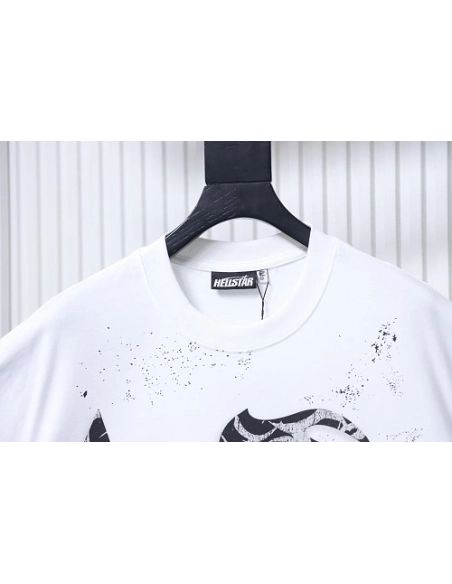 Hellstar Thorn Glitter T-Shirt White,Hellstar T-Shirts,T-Shirts,CLOTHES
