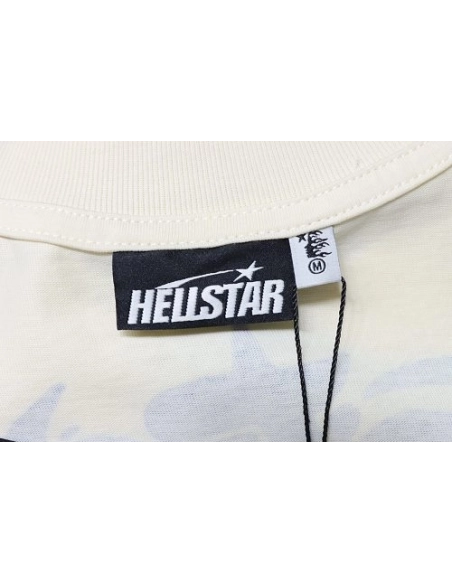 Hellstar Yoga Portrait T-Shirt Apricot,Hellstar T-Shirts,T-Shirts,CLOTHES