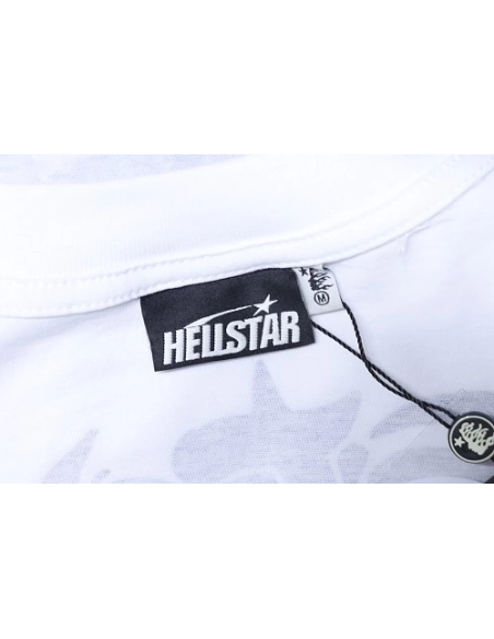 Hellstar Yoga Portrait T-Shirt White,Hellstar T-Shirts,T-Shirts,CLOTHES