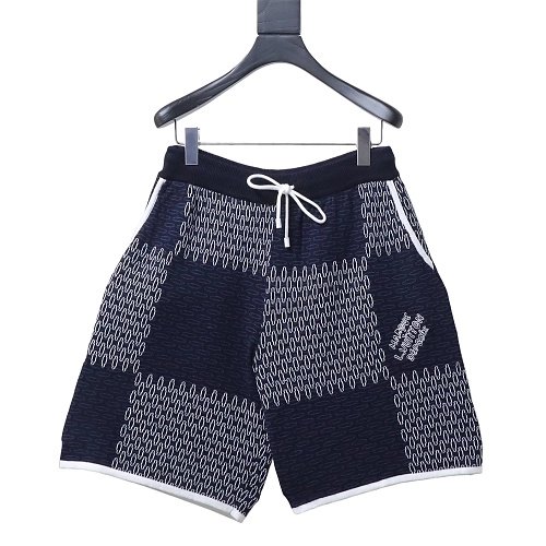 Louis Vuitton Checkerboard Jacquard Knit Shorts,Louis Vuitton T-Shirts,T-Shirts,CLOTHES