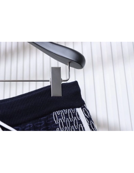 Louis Vuitton Checkerboard Jacquard Knit Shorts,Louis Vuitton T-Shirts,T-Shirts,CLOTHES