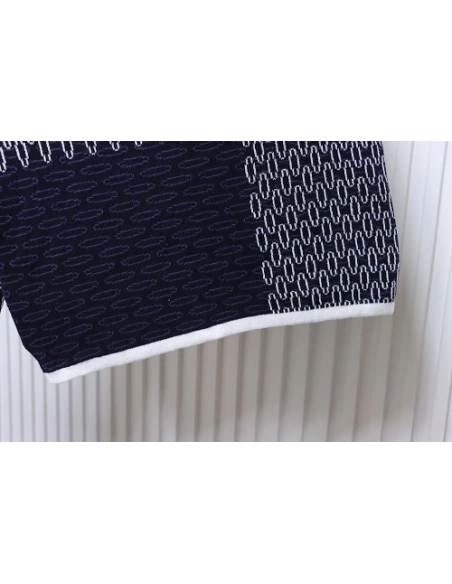 Louis Vuitton Checkerboard Jacquard Knit Shorts,Louis Vuitton T-Shirts,T-Shirts,CLOTHES