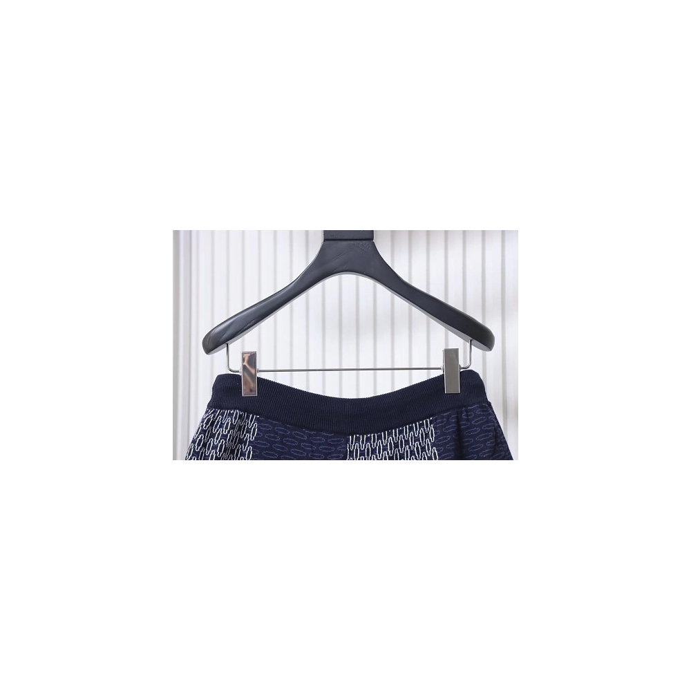 Louis Vuitton Checkerboard Jacquard Knit Shorts,Louis Vuitton T-Shirts,T-Shirts,CLOTHES