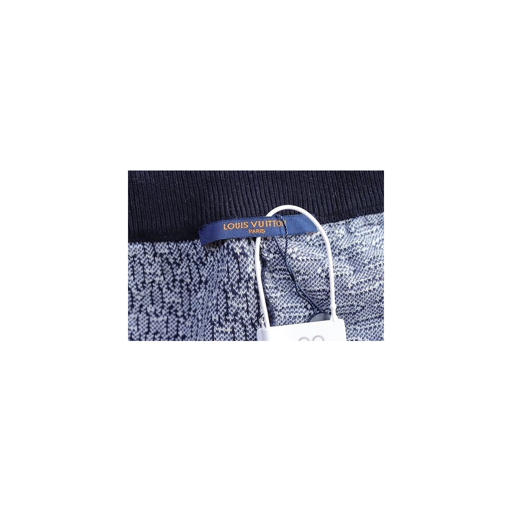 Louis Vuitton Checkerboard Jacquard Knit Shorts,Louis Vuitton T-Shirts,T-Shirts,CLOTHES