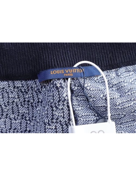 Louis Vuitton Checkerboard Jacquard Knit Shorts,Louis Vuitton T-Shirts,T-Shirts,CLOTHES