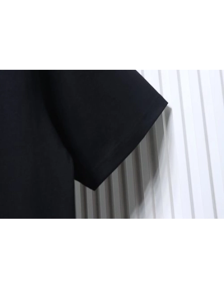 Louis Vuitton Flocked Logo T-Shirt Black,Louis Vuitton T-Shirts,T-Shirts,CLOTHES