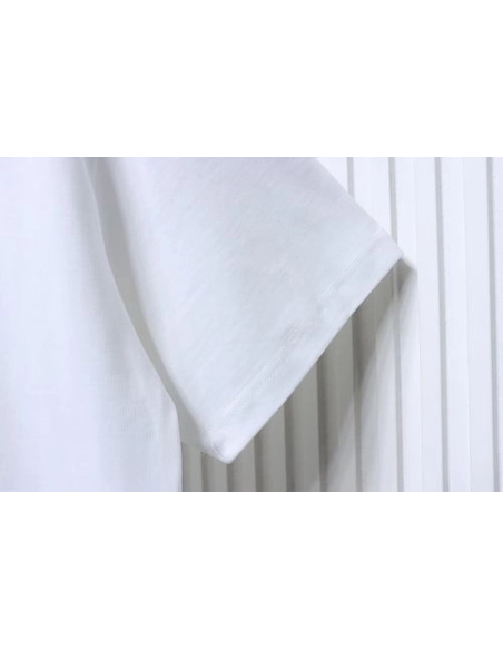 Louis Vuitton Flocked Logo T-Shirt White,Louis Vuitton T-Shirts,T-Shirts,CLOTHES
