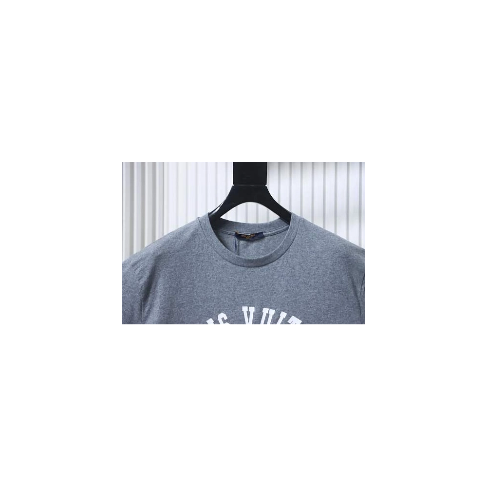 Louis Vuitton Iris 1854 Vintage Print T-shirt Gray,Louis Vuitton T-Shirts,T-Shirts,CLOTHES