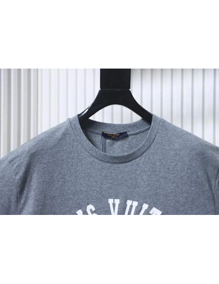 Louis Vuitton Iris 1854 Vintage Print T-shirt Gray,Louis Vuitton T-Shirts,T-Shirts,CLOTHES