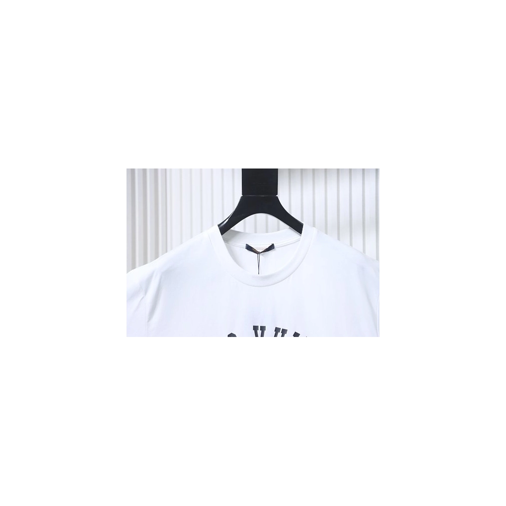 Louis Vuitton Iris 1854 Vintage Print T-shirt White,Louis Vuitton T-Shirts,T-Shirts,CLOTHES