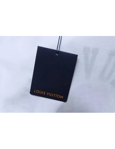 Louis Vuitton Iris 1854 Vintage Print T-shirt White,Louis Vuitton T-Shirts,T-Shirts,CLOTHES