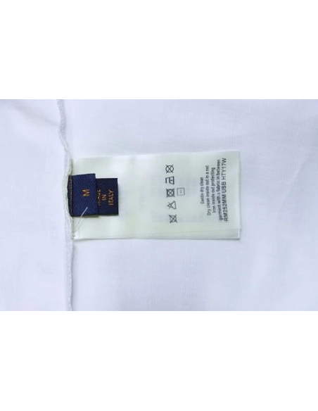 Louis Vuitton Iris 1854 Vintage Print T-shirt White,Louis Vuitton T-Shirts,T-Shirts,CLOTHES