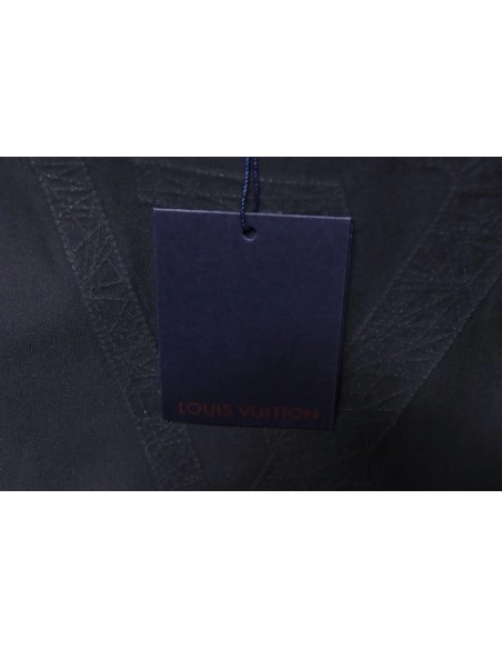 Louis Vuitton Line Logo T-Shirt Black,Louis Vuitton T-Shirts,T-Shirts,CLOTHES
