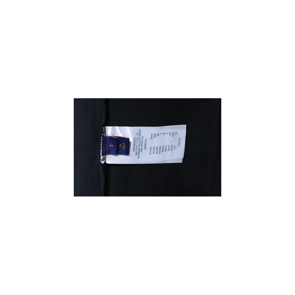 Louis Vuitton Line Logo T-Shirt Black,Louis Vuitton T-Shirts,T-Shirts,CLOTHES