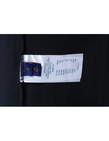 Louis Vuitton Line Logo T-Shirt Black,Louis Vuitton T-Shirts,T-Shirts,CLOTHES