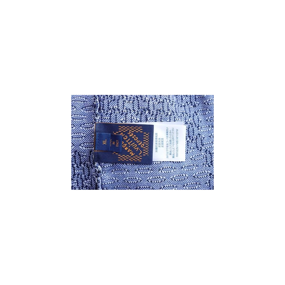 Louis Vuitton Short-Sleeve Jacquard Knit Cardigan (Checkerboard Pattern),Louis Vuitton T-Shirts,T-Shirts,CLOTHES