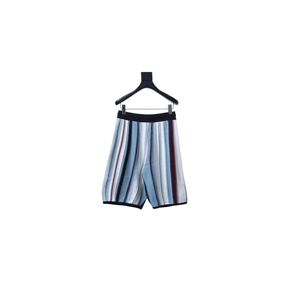 Louis Vuitton Vertical-Striped Knit Shorts,Louis Vuitton Shorts,Shorts,CLOTHES