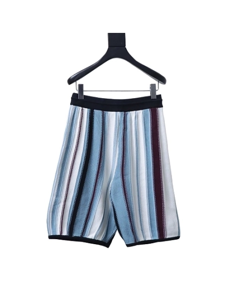 Louis Vuitton Vertical-Striped Knit Shorts,Louis Vuitton Shorts,Shorts,CLOTHES