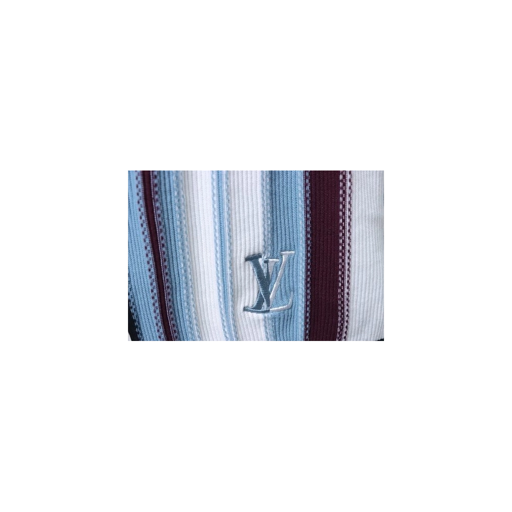 Louis Vuitton Vertical-Striped Knit Shorts,Louis Vuitton Shorts,Shorts,CLOTHES