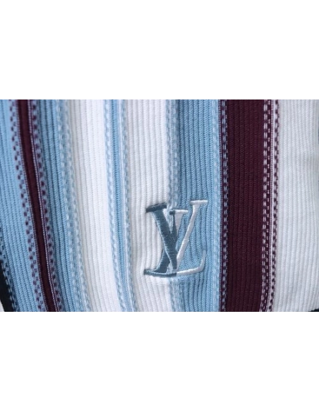 Louis Vuitton Vertical-Striped Knit Shorts,Louis Vuitton Shorts,Shorts,CLOTHES